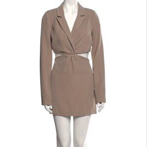 Majorelle V-Neck Mini Dress